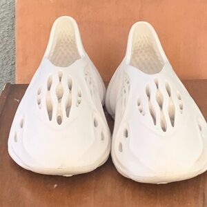 Adidas Cream Slip-On clogs